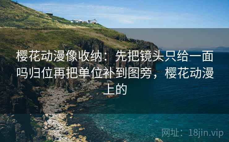 樱花动漫像收纳：先把镜头只给一面吗归位再把单位补到图旁，樱花动漫上的